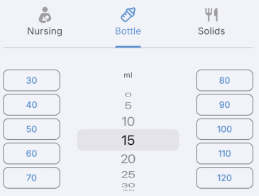 Redesigned Bottle Feeding Form