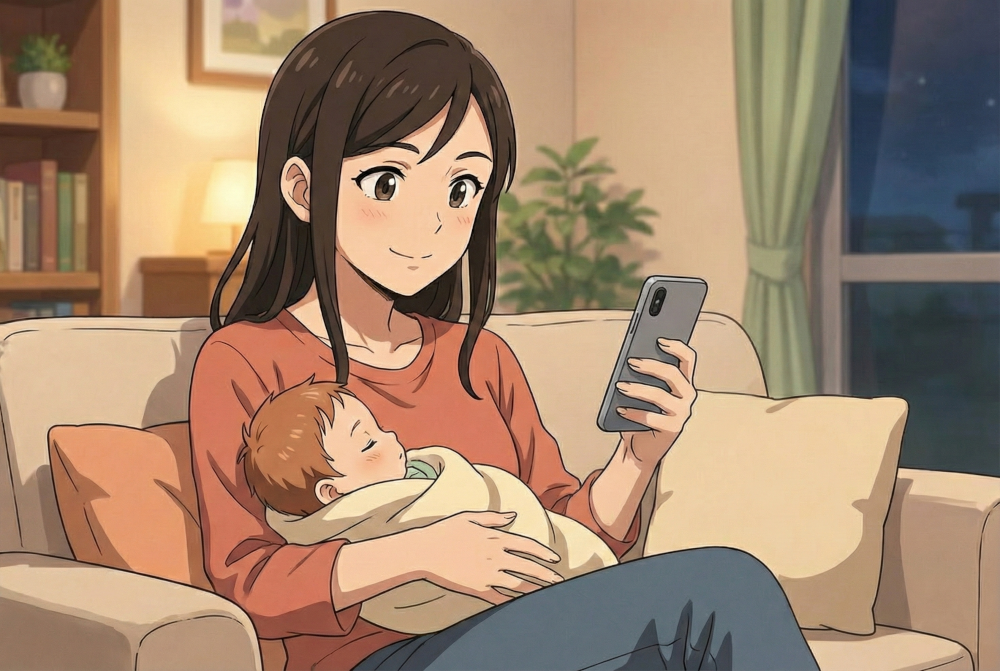 One-handed use scenario